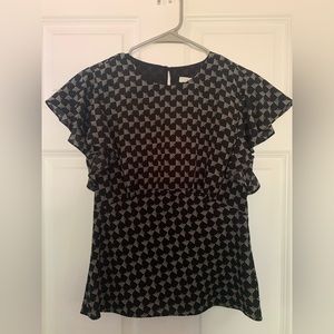 Joie Black and white top